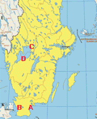 Sverigekartan